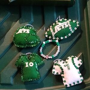 Jets Xmas Ornament Set